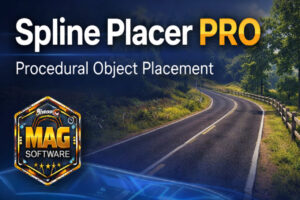 MAG Spline Placer Pro   Level Design   Unity Asset Store