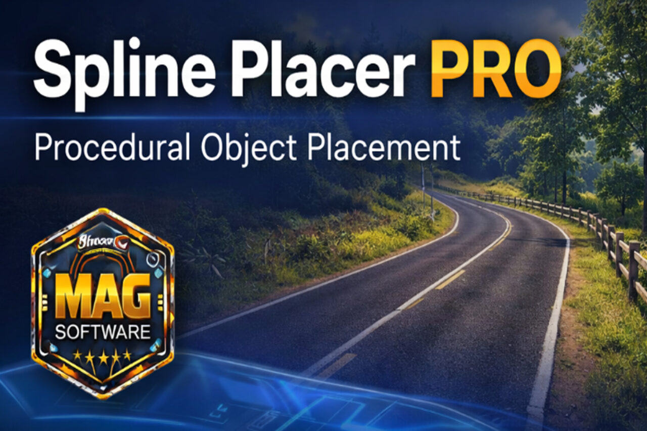 MAG Spline Placer Pro   Level Design   Unity Asset Store