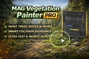 MAG Vegetation Painter PRO Fast Tree Painter   Level Design   Unity Asset Store