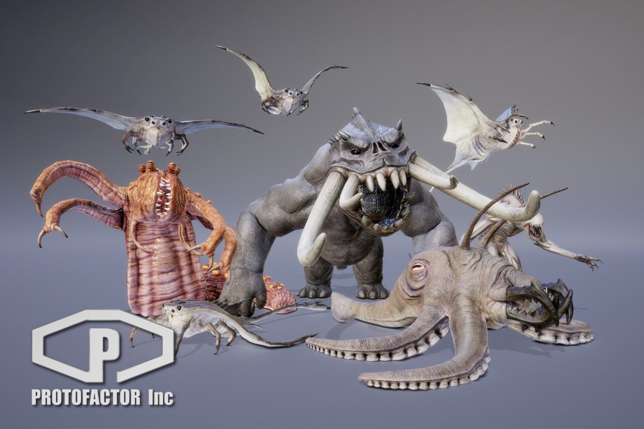 MONSTER PACK VOL 16 3D Creatures Unity Asset Store