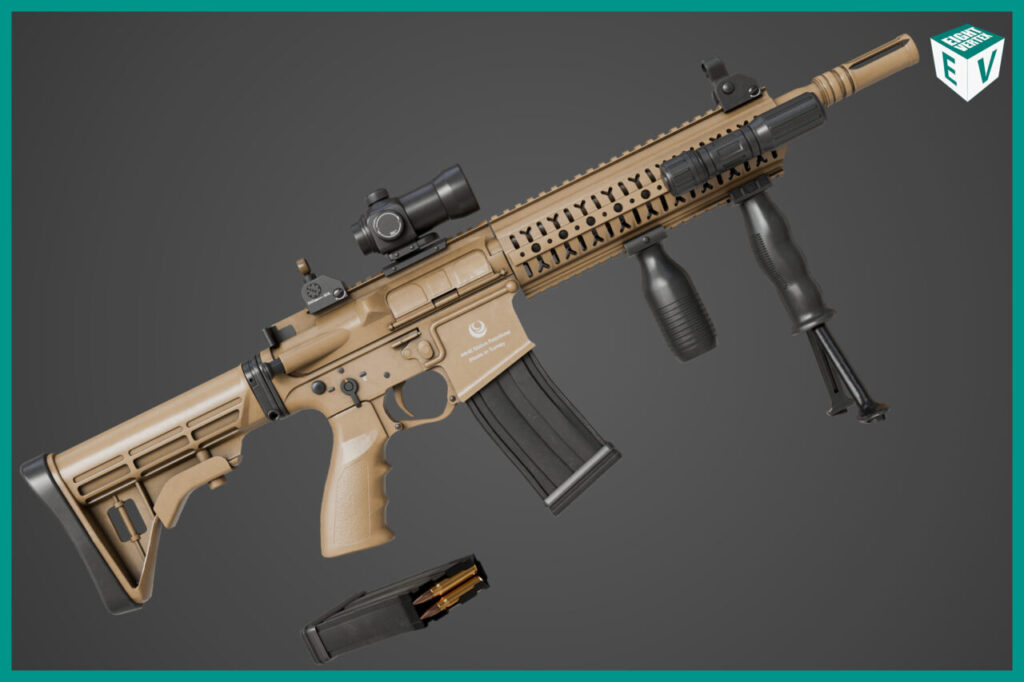 Machine Gun 17 Sandal URP HDRP Textures   3D Guns   Unity Asset Store