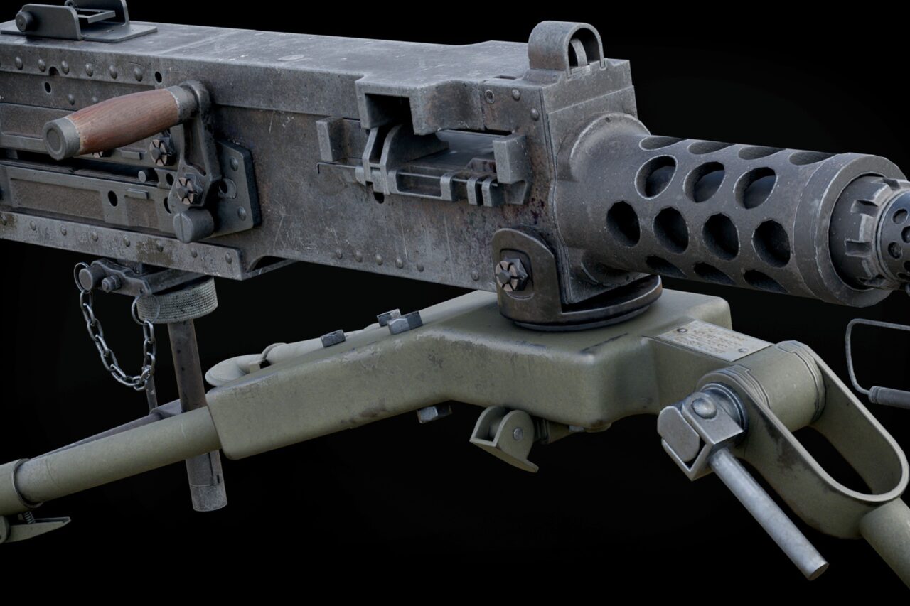 Machine Gun M2 Browning   3D Weapons   Unity Asset Store