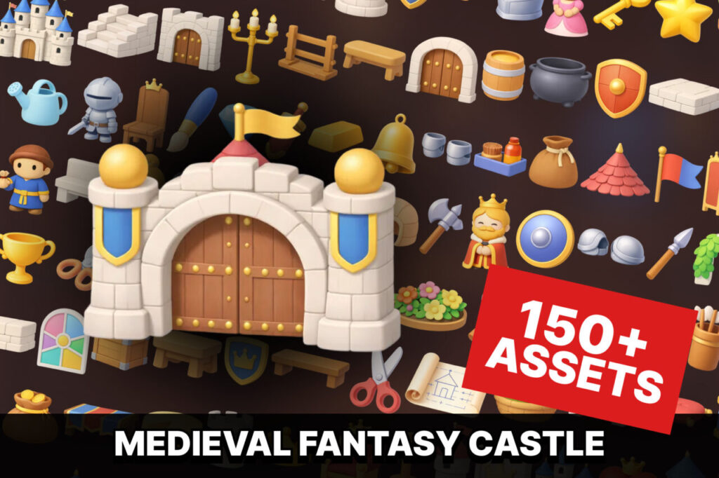 Medieval Fantasy Castle Village RPG Icons Pack Strategy Builder Adventure Games   2D   Unity Asset Store