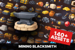 Medieval Mining Blacksmith Crafting Resources Icons RPG Survival Strategy Idle   2D   Unity Asset Store