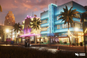 Miami Vice City   3D Environments   Unity Asset Store