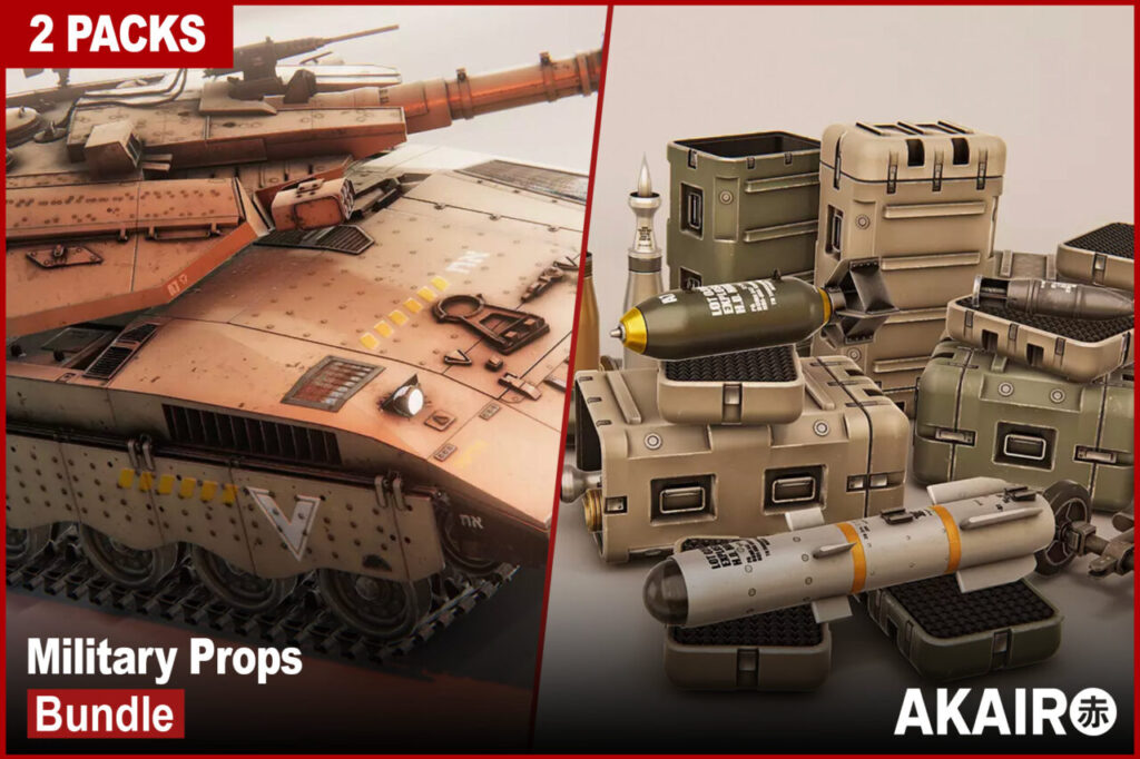 Military Props Bundle   3D Props   Unity Asset Store