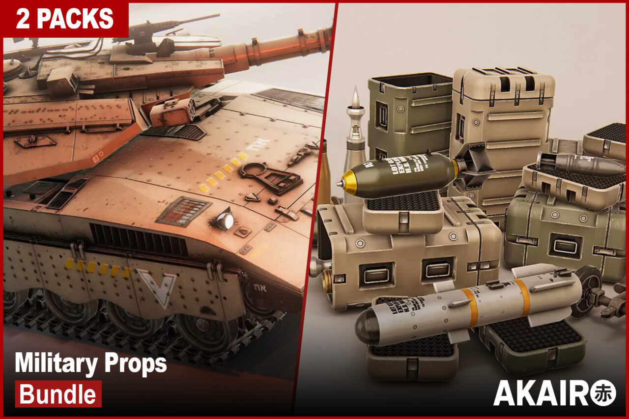 Military Props Bundle   3D Props   Unity Asset Store