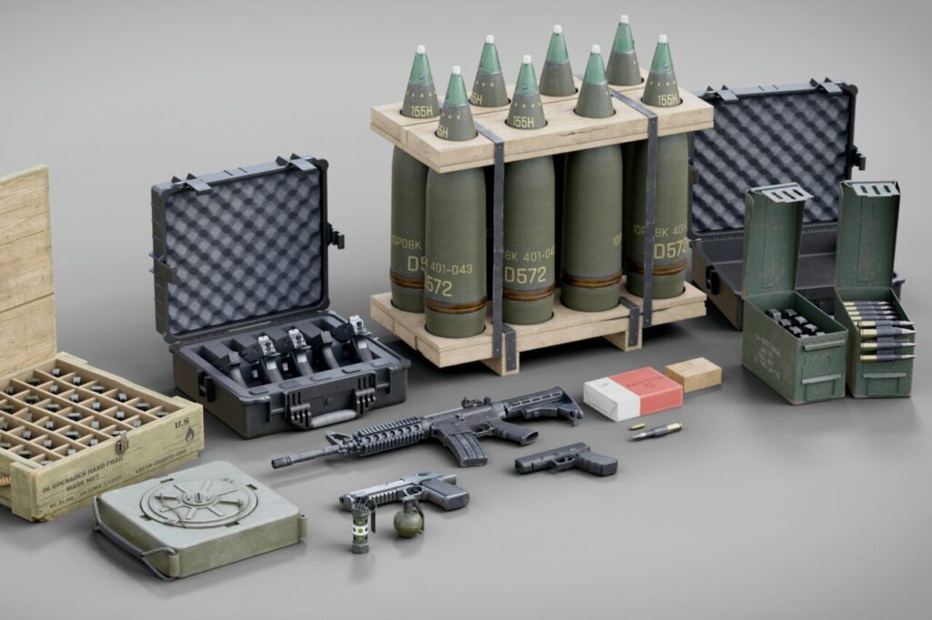 Military Supply Modern Collection 01   3D Weapons   Unity Asset Store