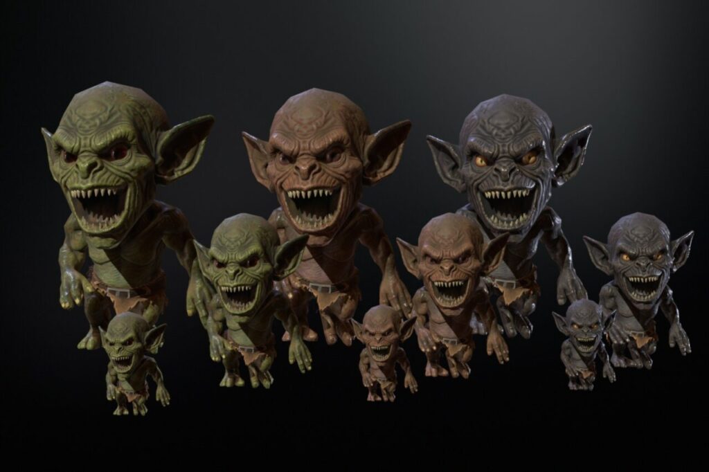 MiniMonster4 Pack1   3D Creatures   Unity Asset Store