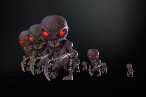 Minimonster1 Pack1   3D Creatures   Unity Asset Store