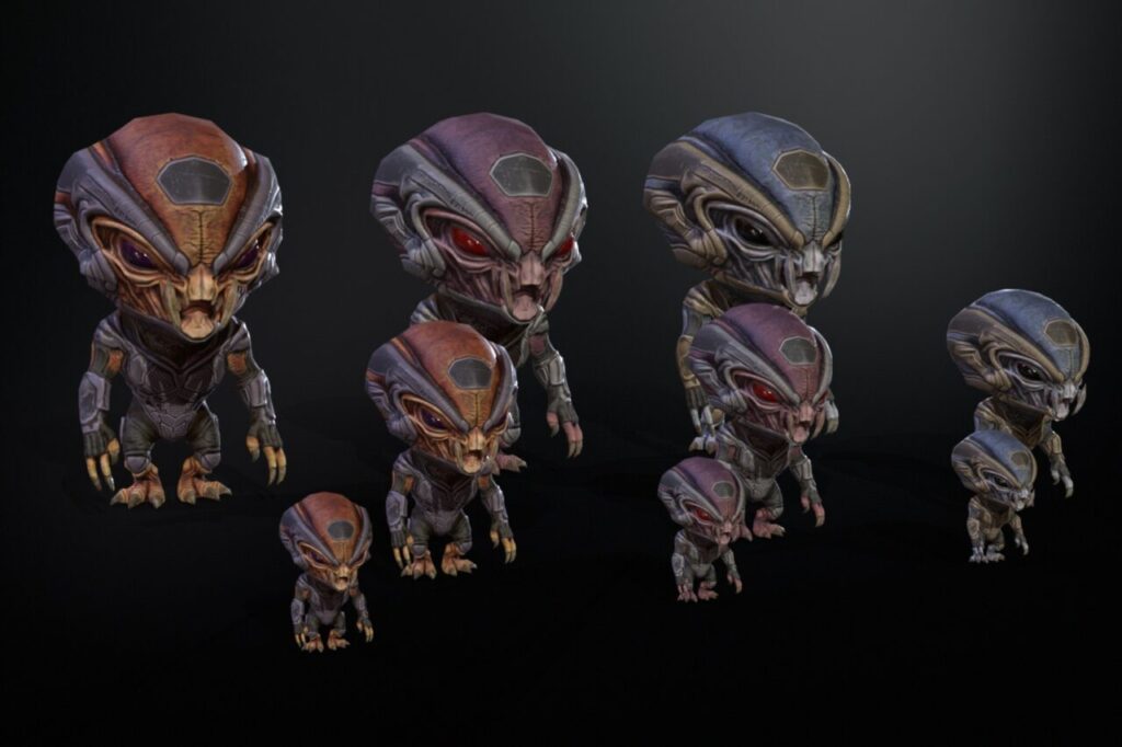 Minimonster6Pack1   3D Creatures   Unity Asset Store