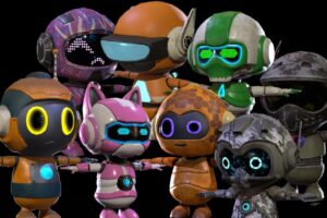 MiniroboticPack4   3D Robots   Unity Asset Store