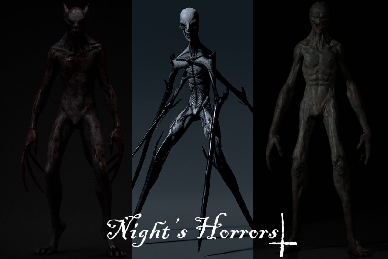 Nights Horrors 3D Creatures Unity Asset Store