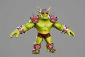 Orc warrior modular character   3D Characters   Unity Asset Store