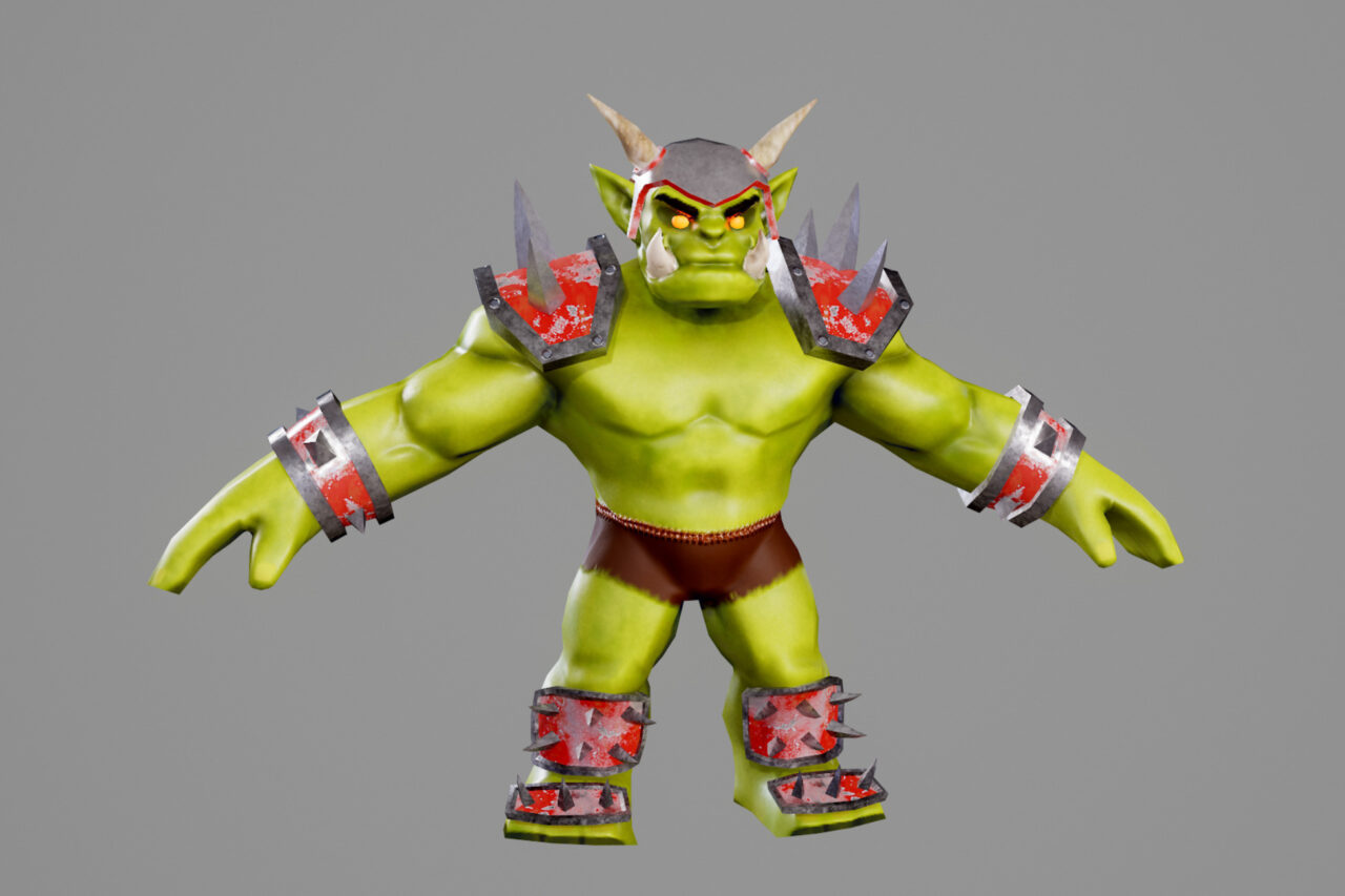 Orc warrior modular character 3D Characters Unity Asset Store