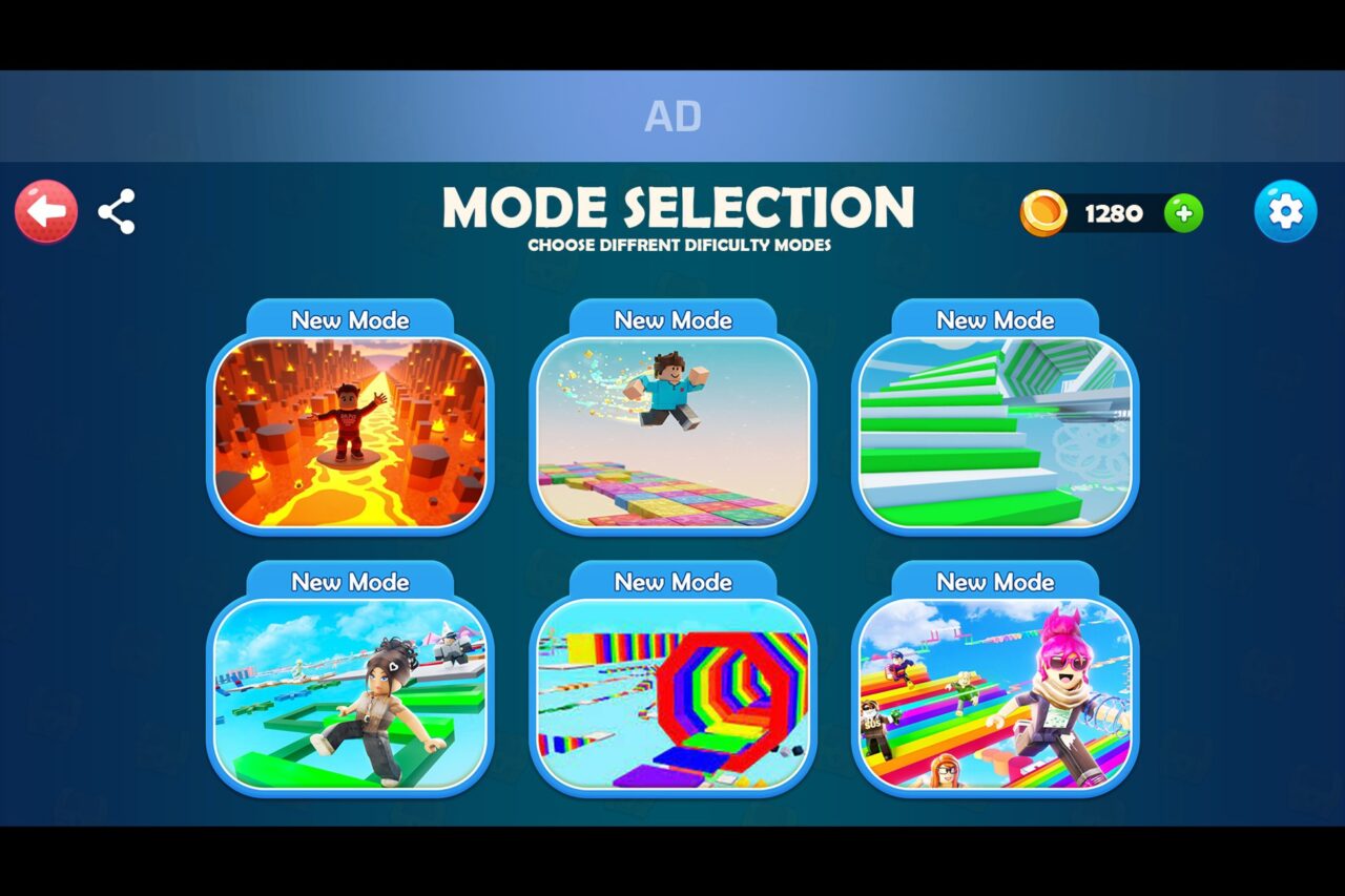 Parkour Obby Game UI Jump Run HUD   2D GUI   Unity Asset Store