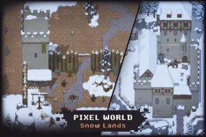 Pixel World   Snow Lands   2D Environments   Unity Asset Store