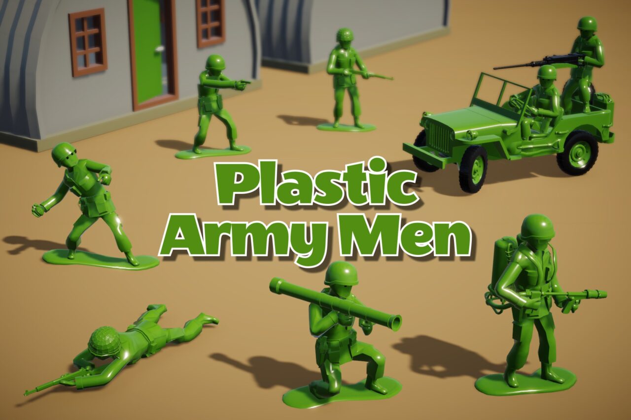 Plastic Army Men   3D Characters   Unity Asset Store