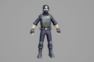 Police rifleman   3D Characters   Unity Asset Store