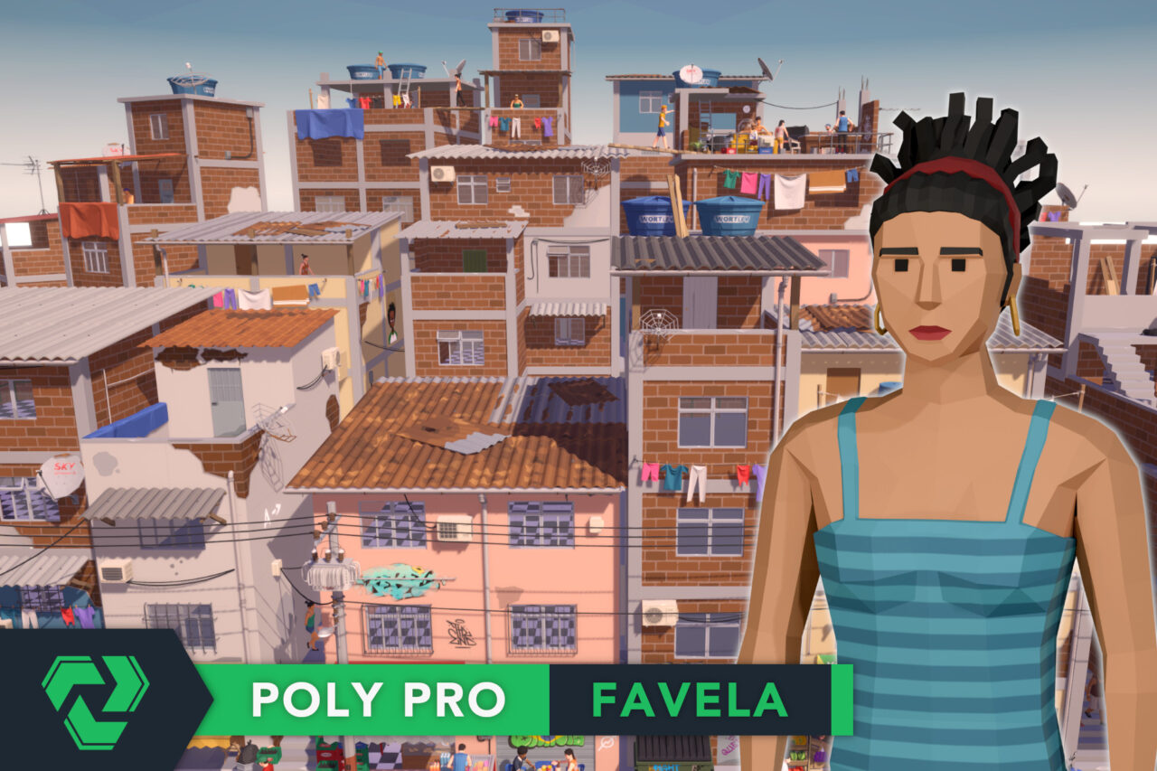 Poly Pro Favela Low Poly Assets 3D Environments Unity Asset Store