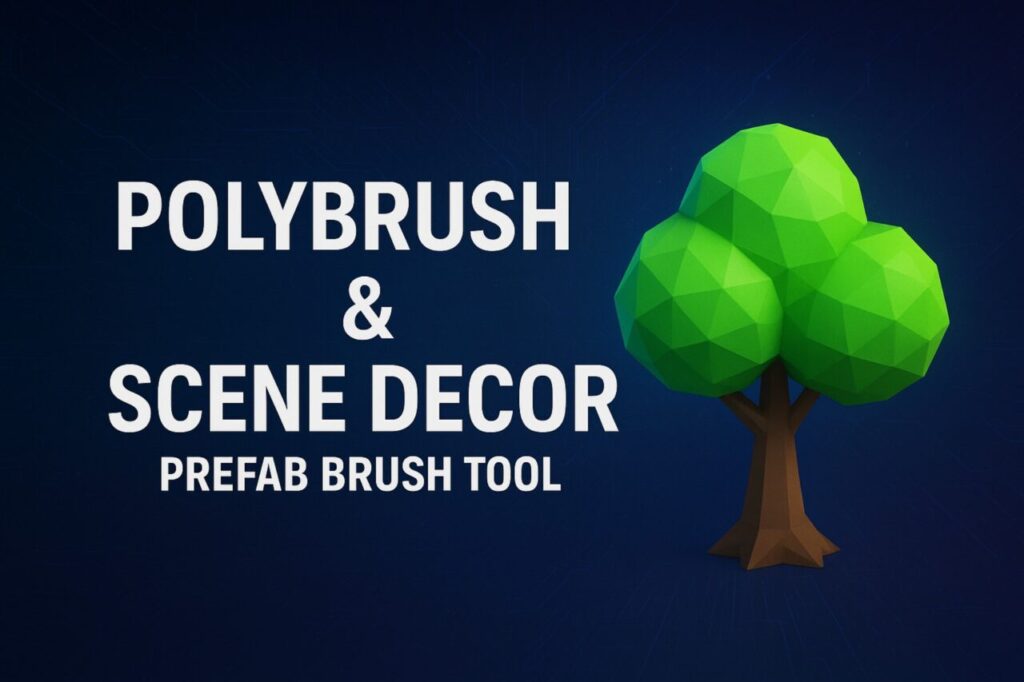 PolyBrush Scene Decor Prefab Brush Tool   Level Design   Unity Asset Store
