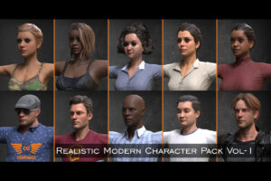 Realistic Modern People Pack   3D Characters   Unity Asset Store