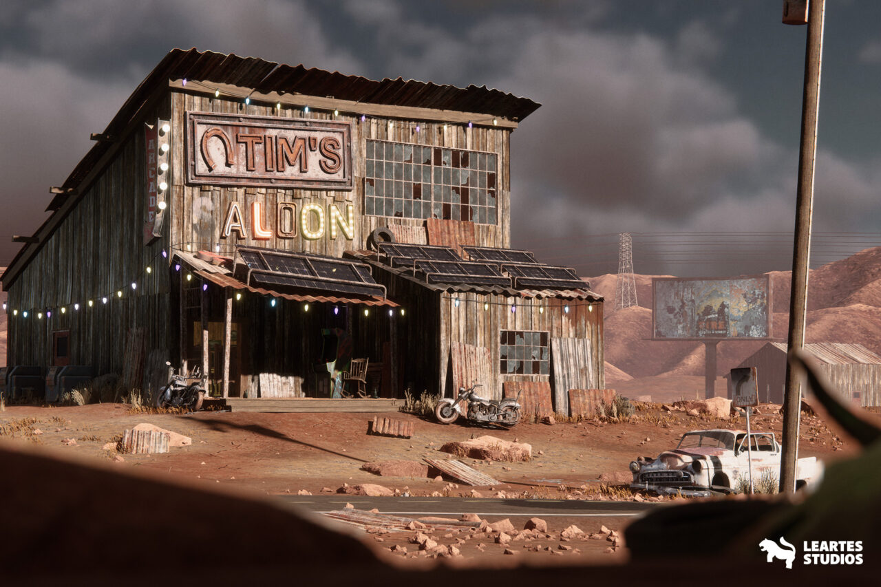 Retropunk Saloon   3D Environments   Unity Asset Store