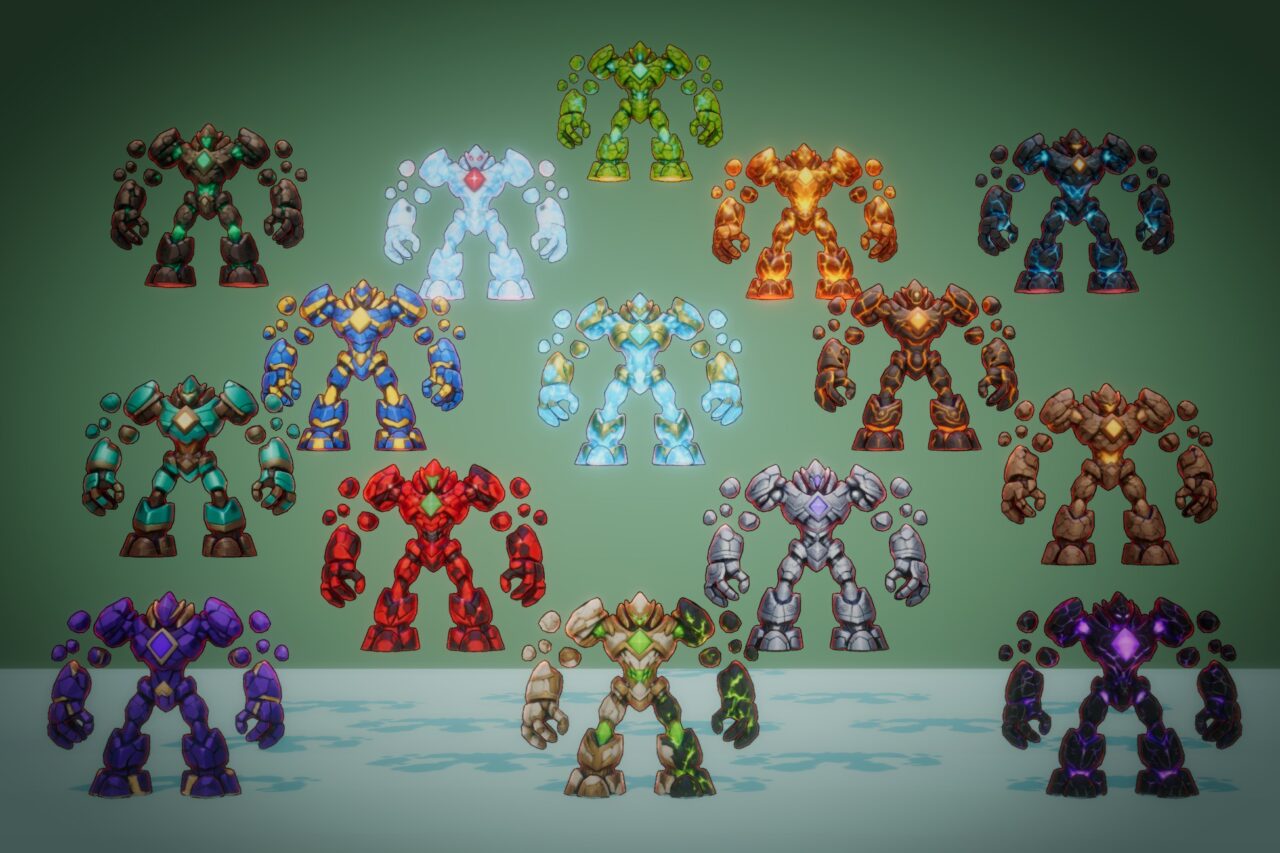 Riftbreaker Stylized Fantasy Monster Rig Animation PixeliusVita 3D Creatures Unity Asset Store