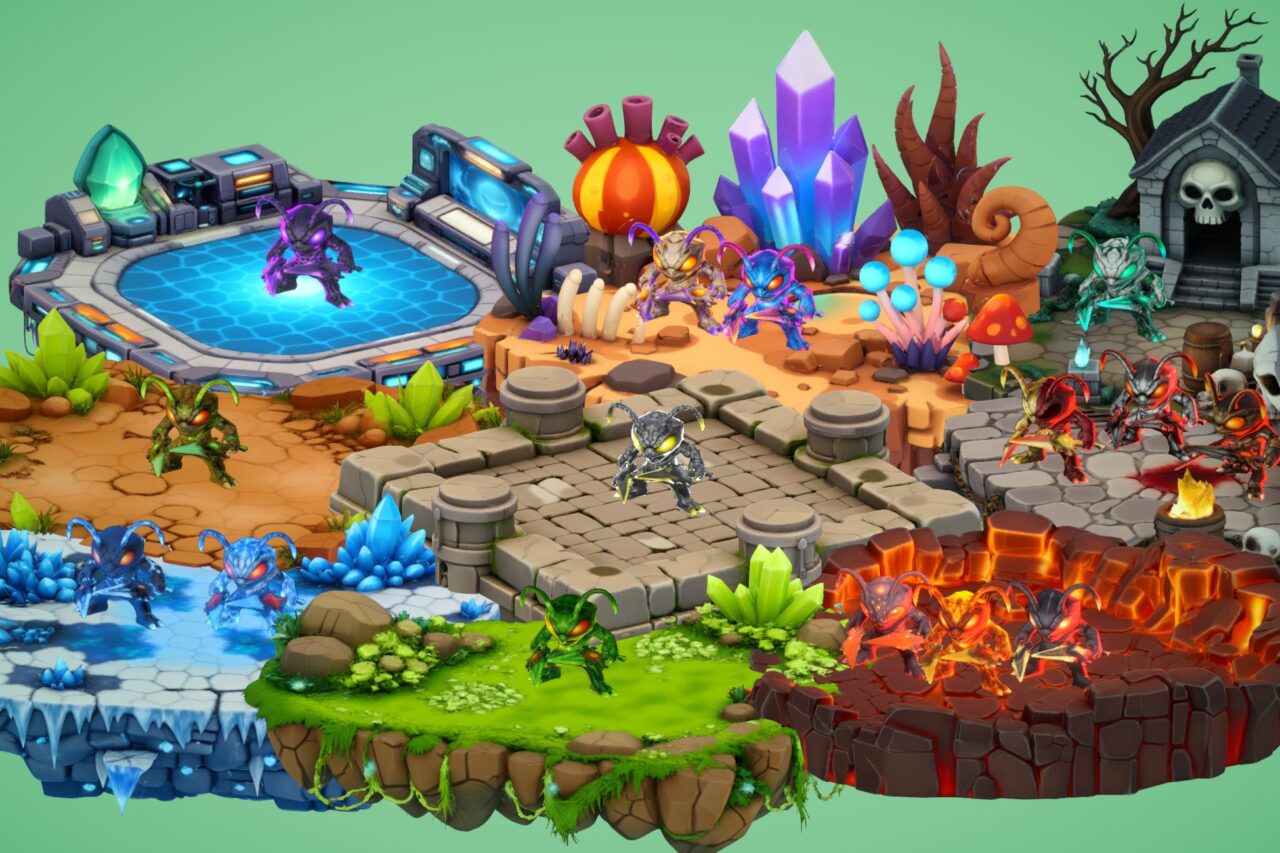 Riftling   Stylized Fantasy Monster  Rig   Animation   PixeliusVita   3D Creatures   Unity Asset Store