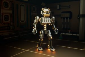 Sci Fi Robot X 26.2 low poly stylized   3D Robots   Unity Asset Store