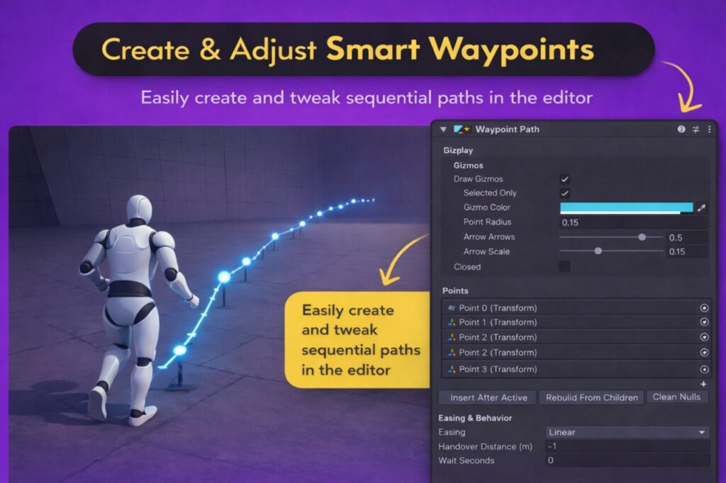 Smart Waypoints for Game Creator 2   Game Toolkits   Unity Asset Store