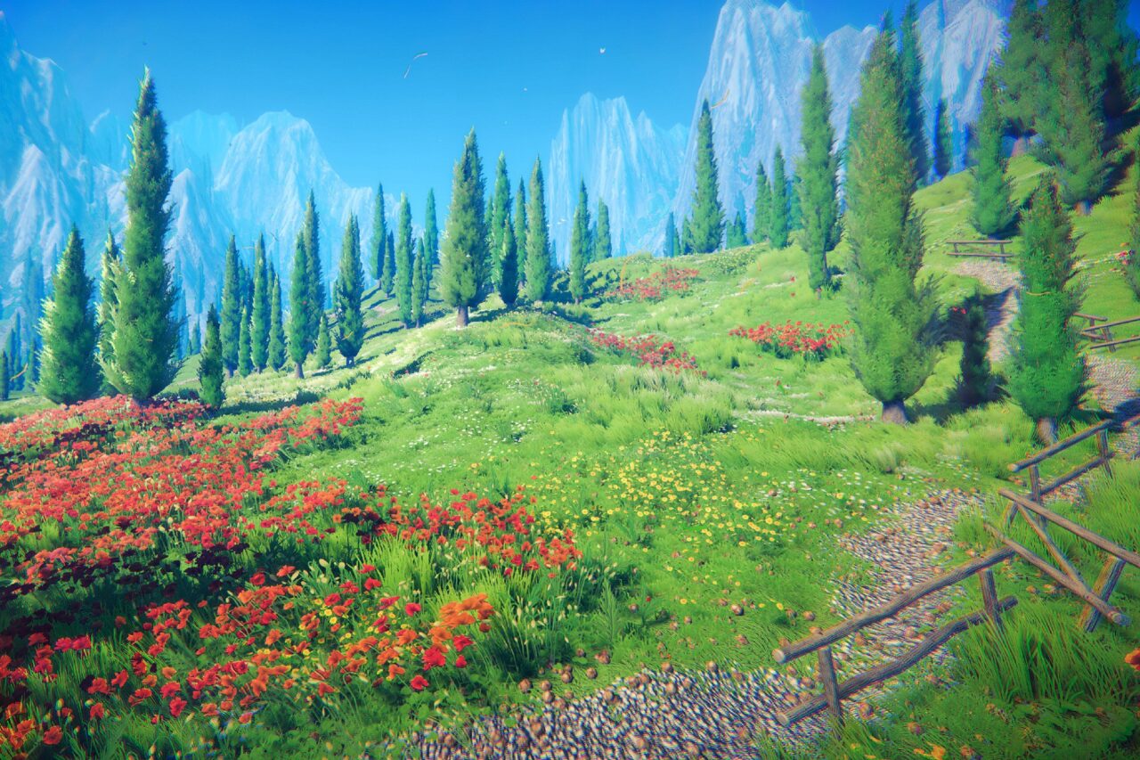 Stylized Cypress Valley   3D Landscapes   Unity Asset Store