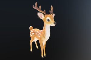 Stylized Deer animation   Characters   Unity Asset Store