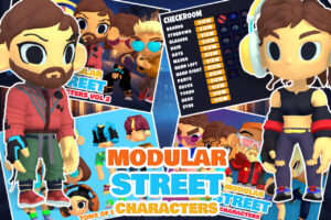 Stylized Street Characters Pack   3D Humanoids   Unity Asset Store