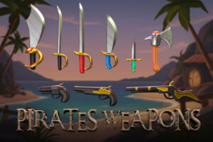 Toon Pirates Melee Weapons Pack   3D Weapons   Unity Asset Store