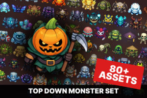 Topdown Fantasy Dungeon Monster Boss Icon Pack RPG Roguelike Tower Defense Games   2D   Unity Asset Store