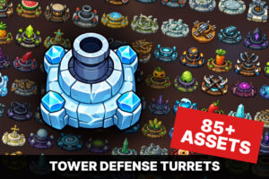 Tower Defense Turrets Elemental Towers and Magic Defense Icons Pack   2D   Unity Asset Store