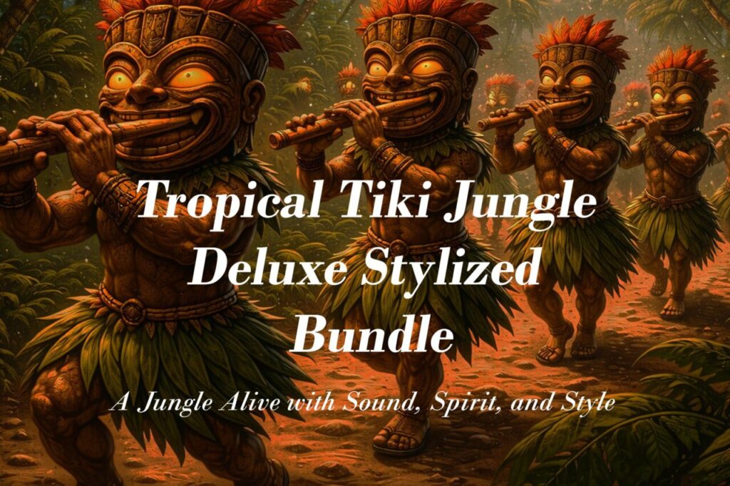 Tropical Tiki Jungle Deluxe Stylized Bundle   3D Props   Unity Asset Store
