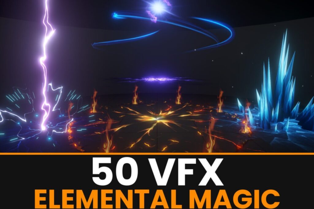 Ultimate Elemental Magic VFX Pack   Spells   Unity Asset Store