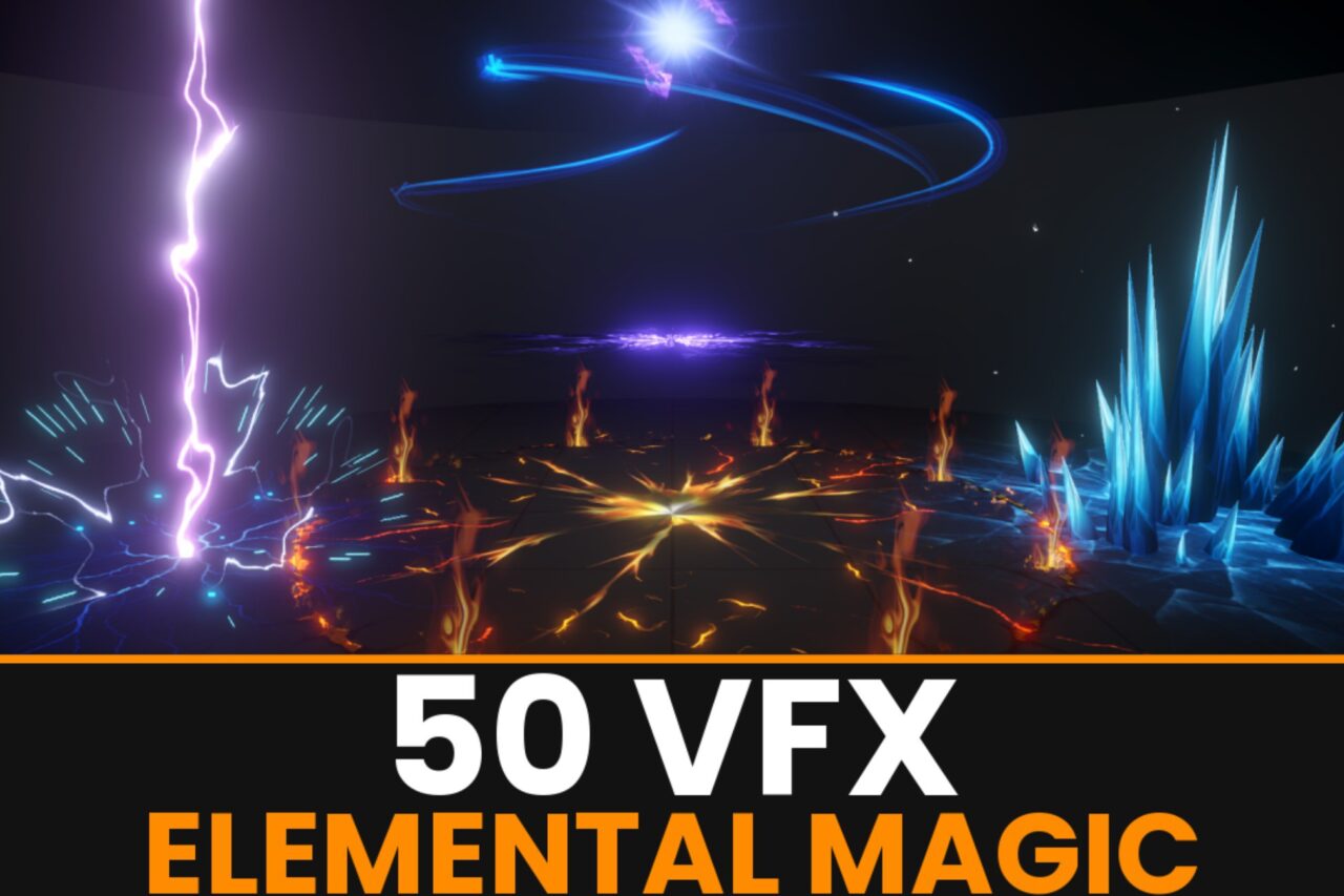 Ultimate Elemental Magic VFX Pack   Spells   Unity Asset Store
