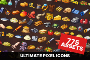 Ultimate Pixel Game Icons Pack for RPG  Survival  Crafting and Action Games   2D   Unity Asset Store