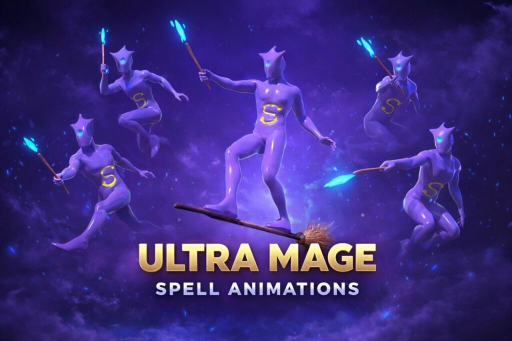 Ultra Mage Spell Animations   3D Animations   Unity Asset Store