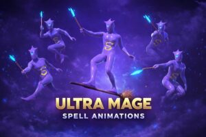 Ultra Mage Spell Animations   3D Animations   Unity Asset Store