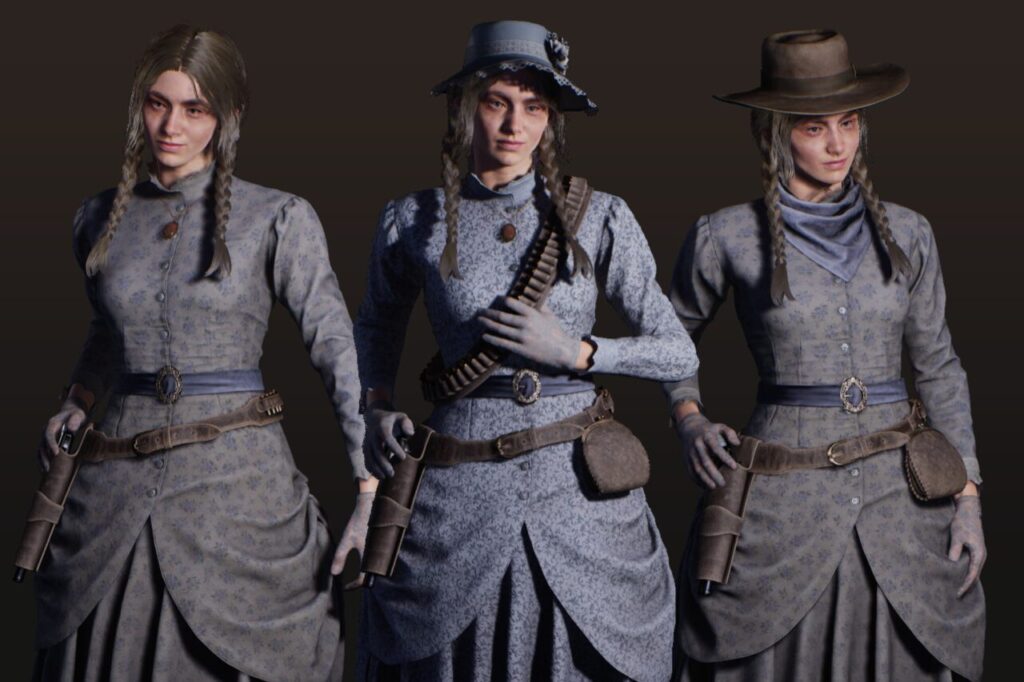Western Character Kate   Adventure Ordinary RPG Action Citizen Wild West Woman   Characters   Unity Asset Store