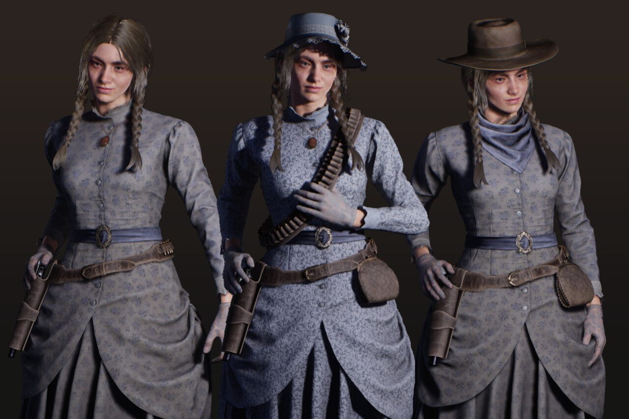 Western Character Kate   Adventure Ordinary RPG Action Citizen Wild West Woman   Characters   Unity Asset Store