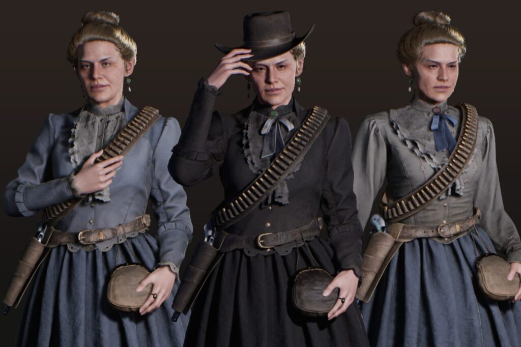 Western Character Louise   Antagonist Citizen Widow Gunner Wild West Woman   Characters   Unity Asset Store