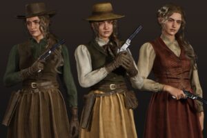 Western Character Rose  Adventure Ordinary RPG Action Citizen Wild West Woman   Characters   Unity Asset Store