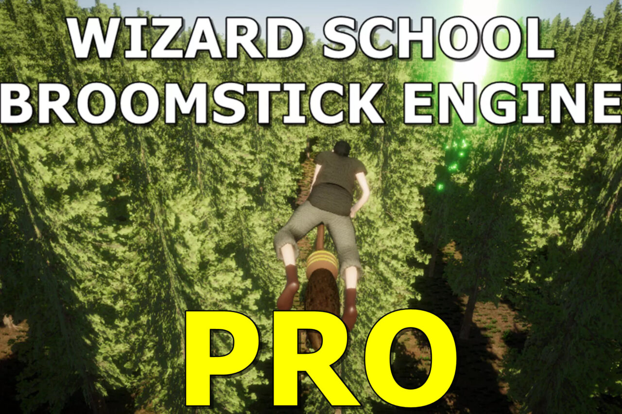 Wizard School Broomstick Engine Pro   Packs   Unity Asset Store