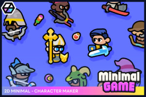 2D Minimal Character Maker   2D Characters   Unity Asset Store