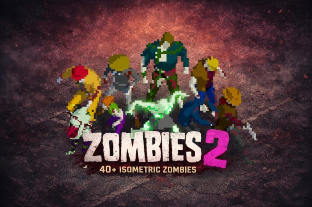 2D Zombie pack 2 TopDown   2D Characters   Unity Asset Store